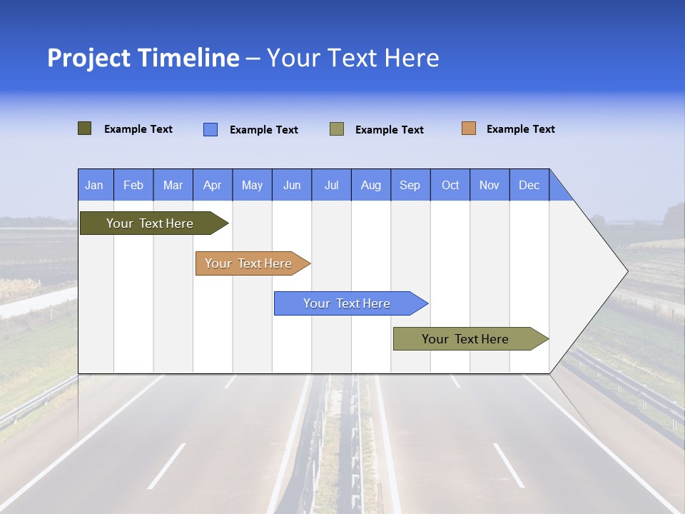 Country Blur Sunny PowerPoint Template