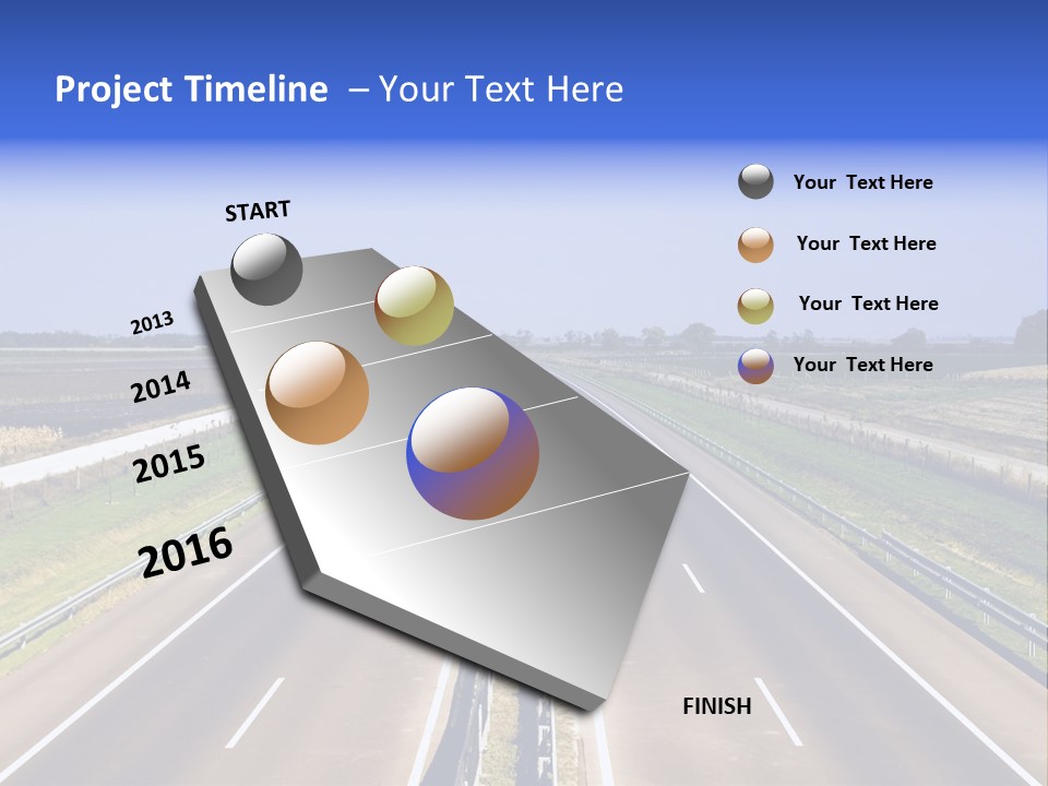 Country Blur Sunny PowerPoint Template