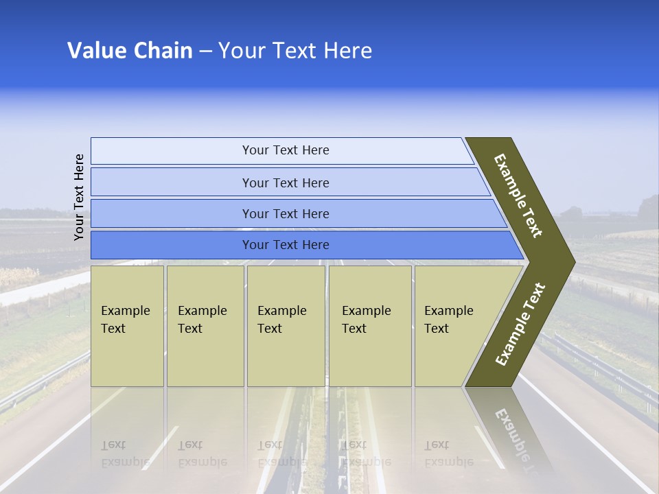 Country Blur Sunny PowerPoint Template