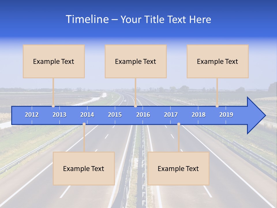 Country Blur Sunny PowerPoint Template
