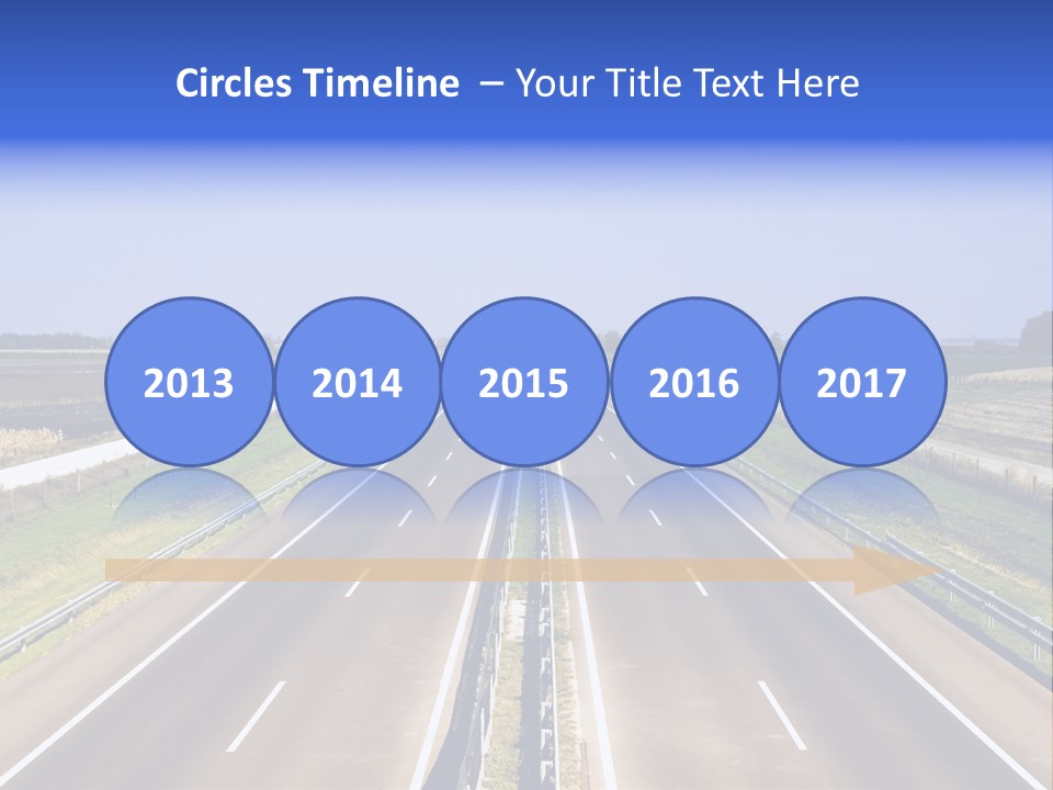 Country Blur Sunny PowerPoint Template