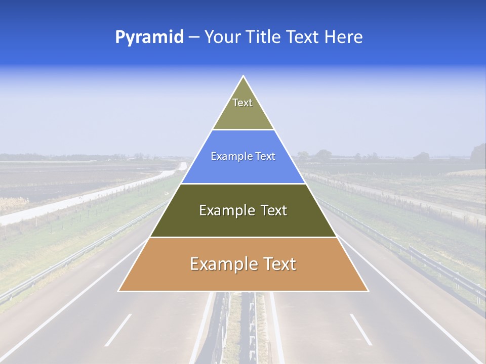 Country Blur Sunny PowerPoint Template
