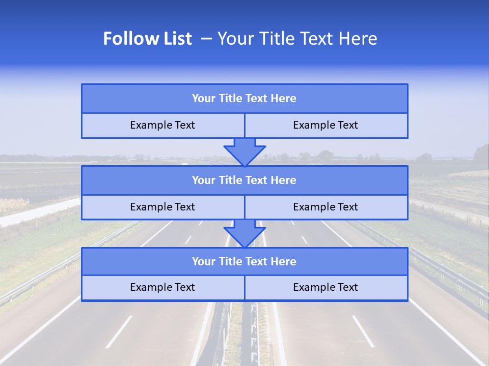 Country Blur Sunny PowerPoint Template