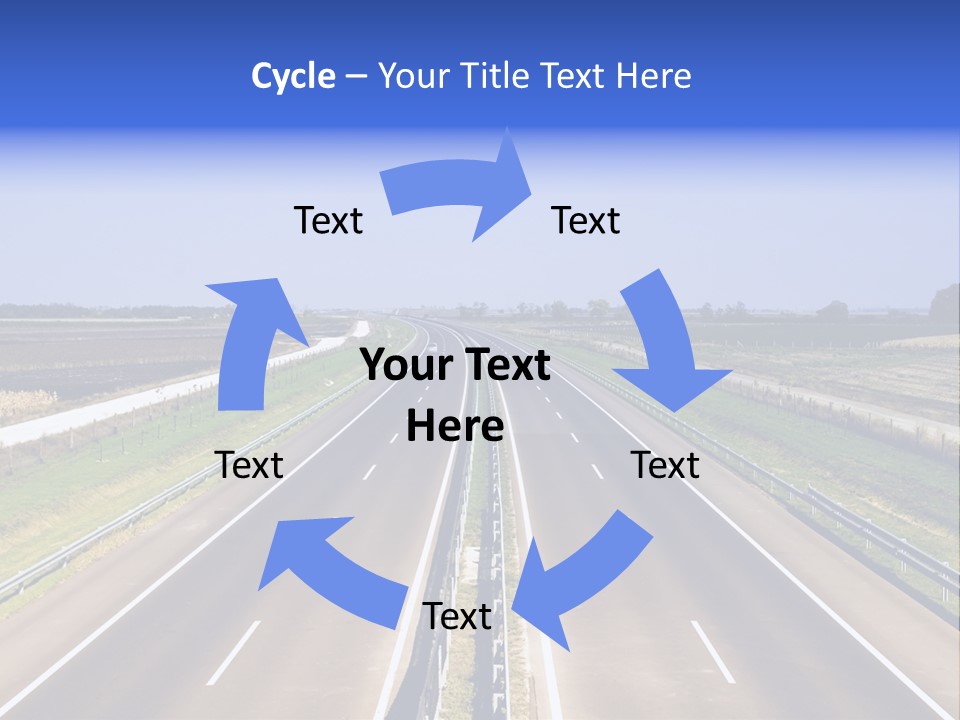 Country Blur Sunny PowerPoint Template