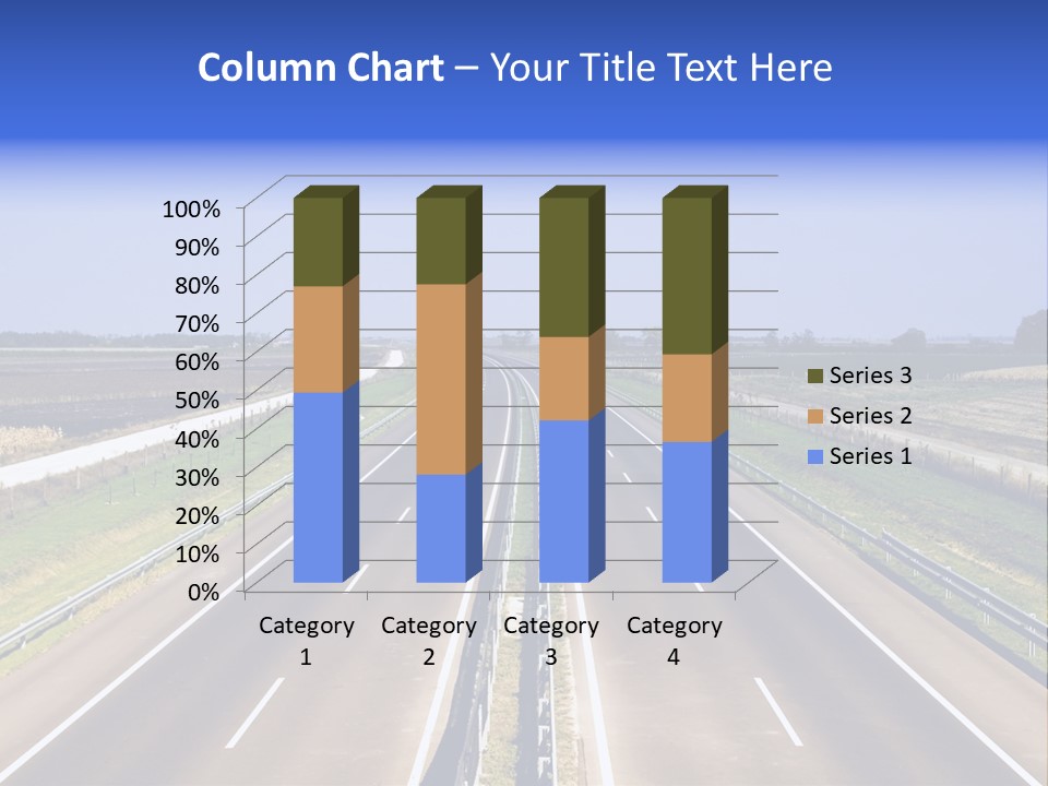 Country Blur Sunny PowerPoint Template