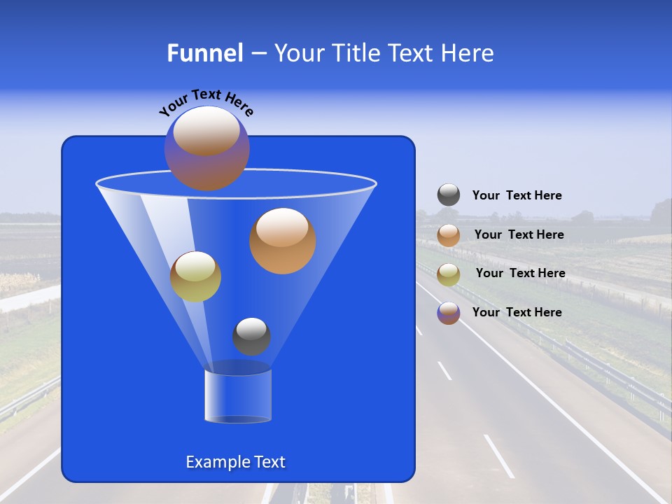 Country Blur Sunny PowerPoint Template