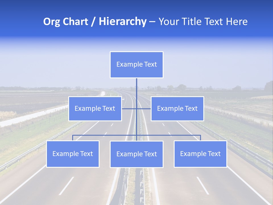 Country Blur Sunny PowerPoint Template