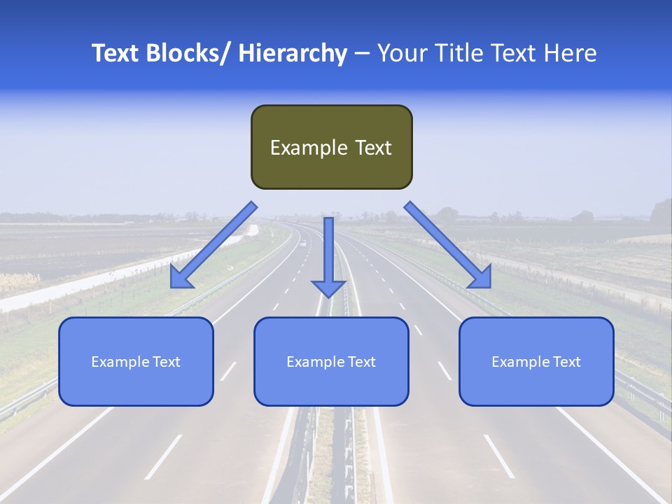 Country Blur Sunny PowerPoint Template