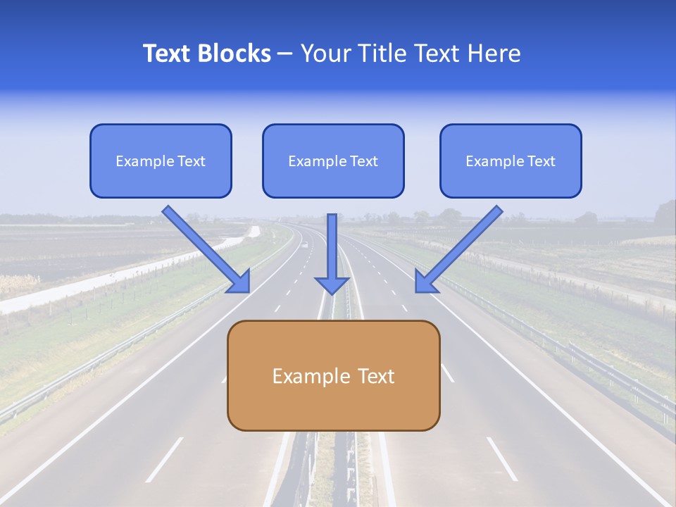 Country Blur Sunny PowerPoint Template