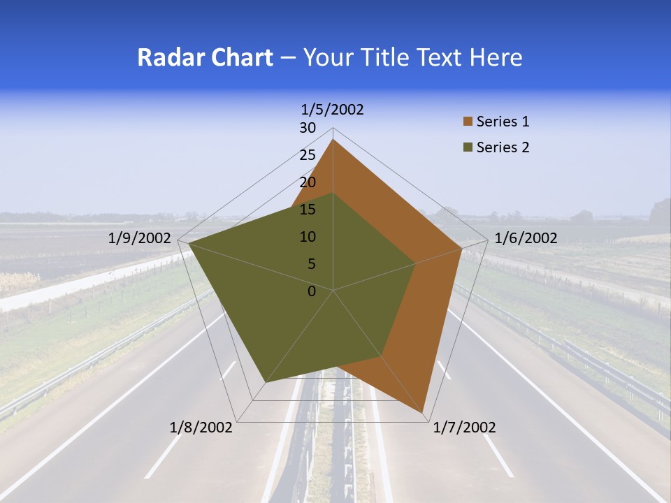 Country Blur Sunny PowerPoint Template