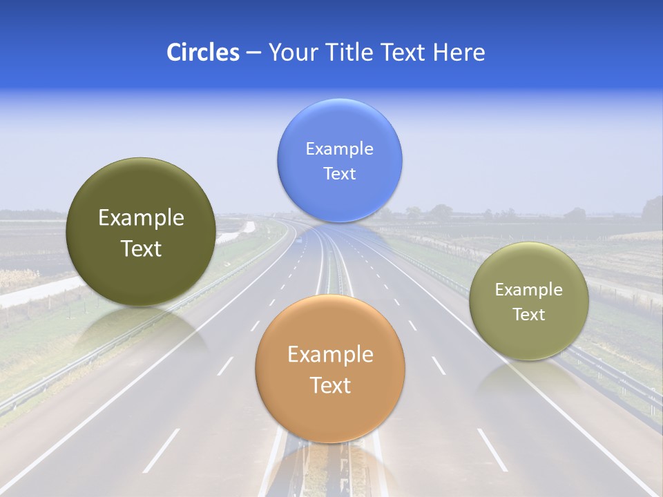 Country Blur Sunny PowerPoint Template