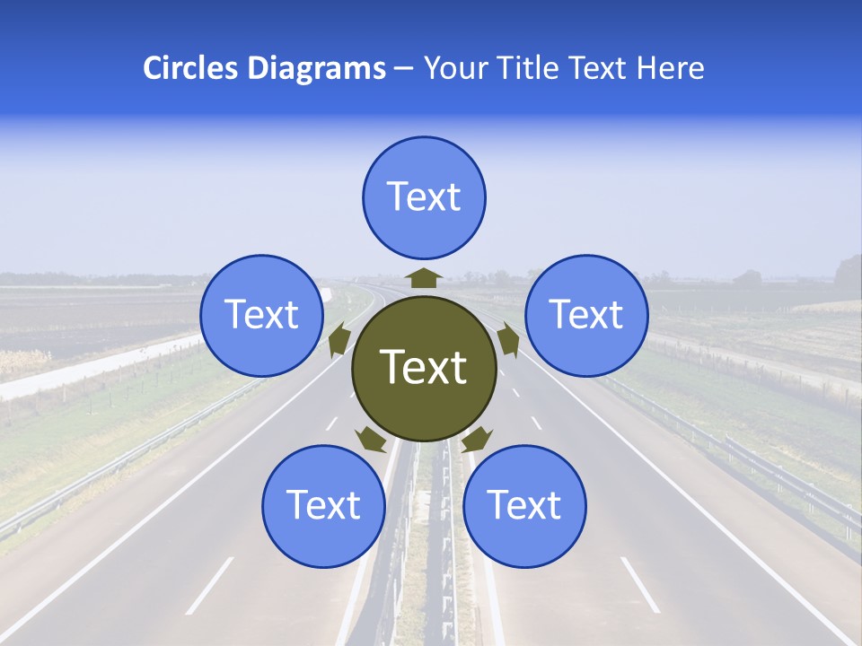 Country Blur Sunny PowerPoint Template