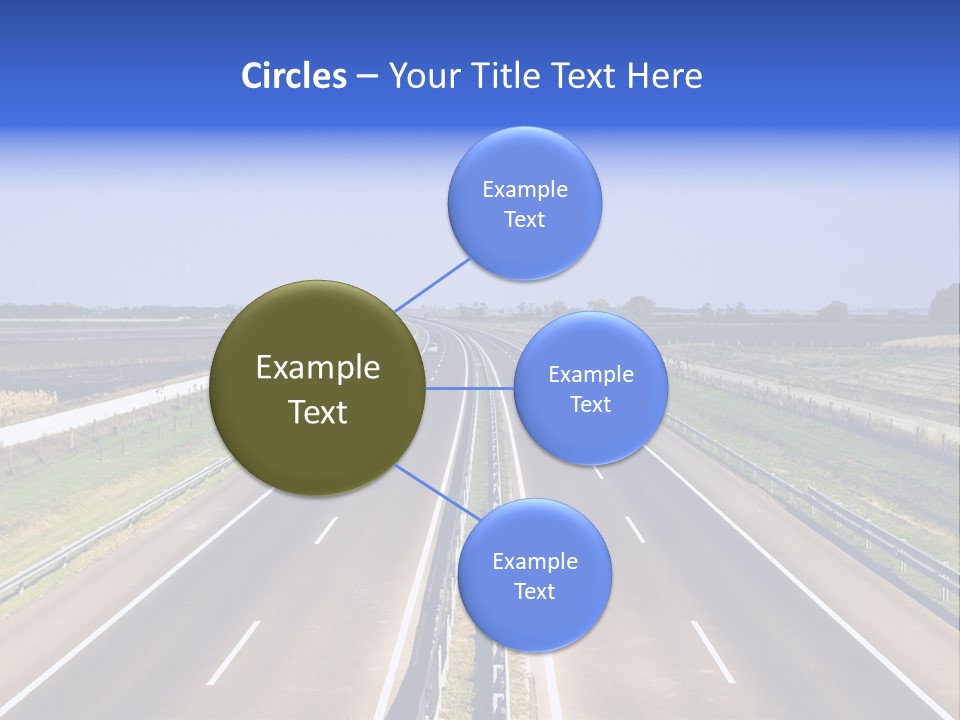 Country Blur Sunny PowerPoint Template