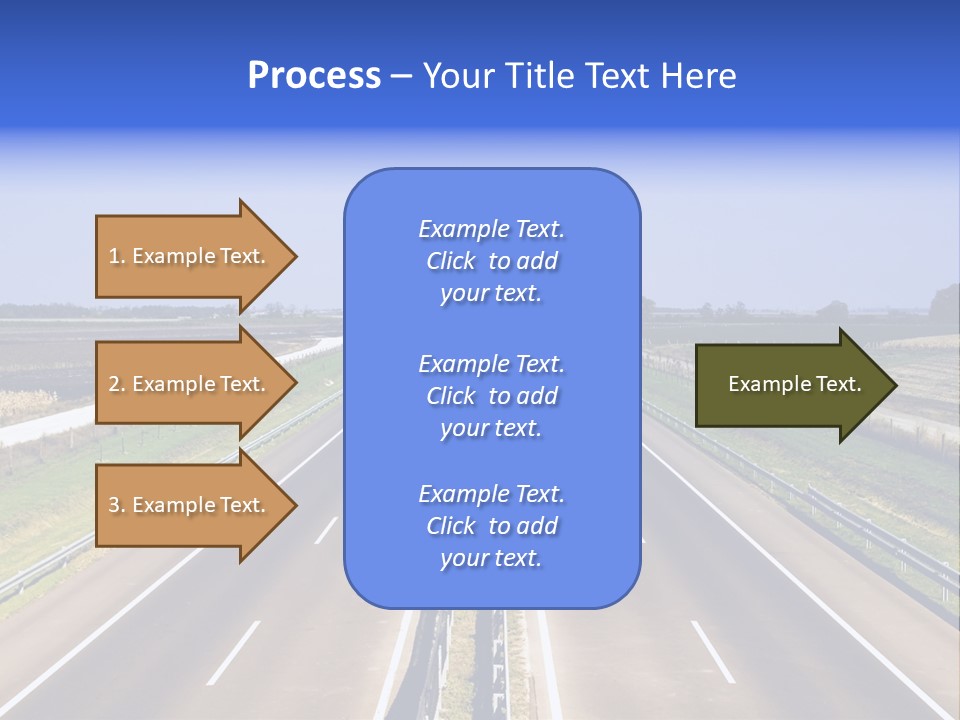 Country Blur Sunny PowerPoint Template