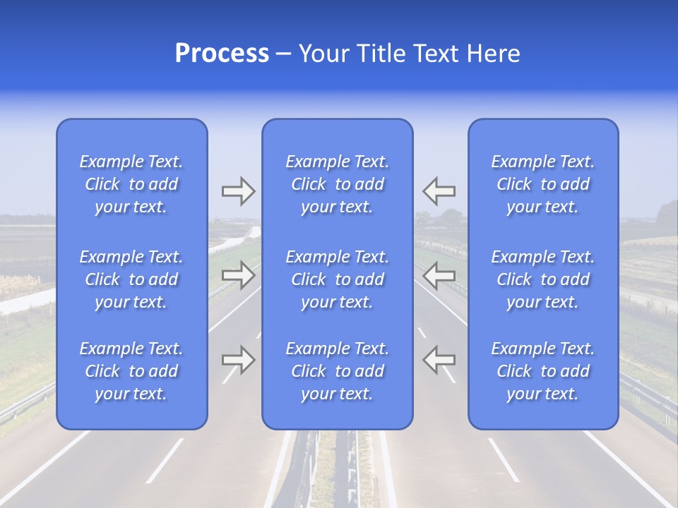 Country Blur Sunny PowerPoint Template