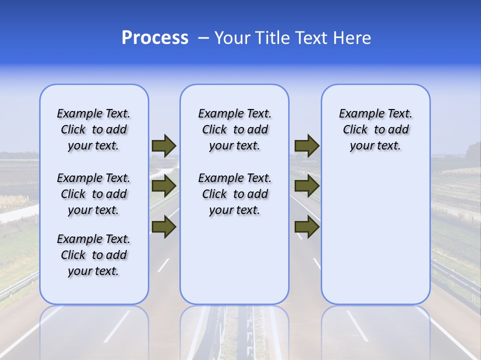 Country Blur Sunny PowerPoint Template