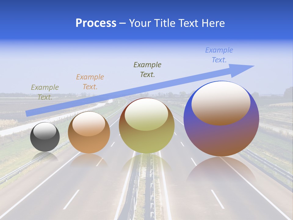 Country Blur Sunny PowerPoint Template