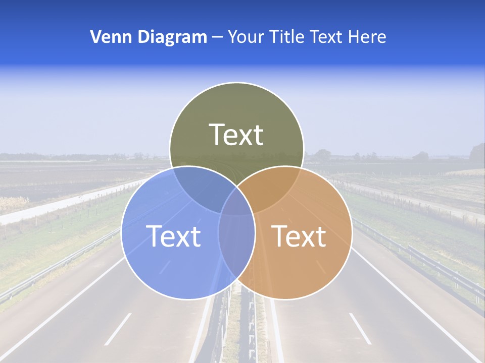 Country Blur Sunny PowerPoint Template