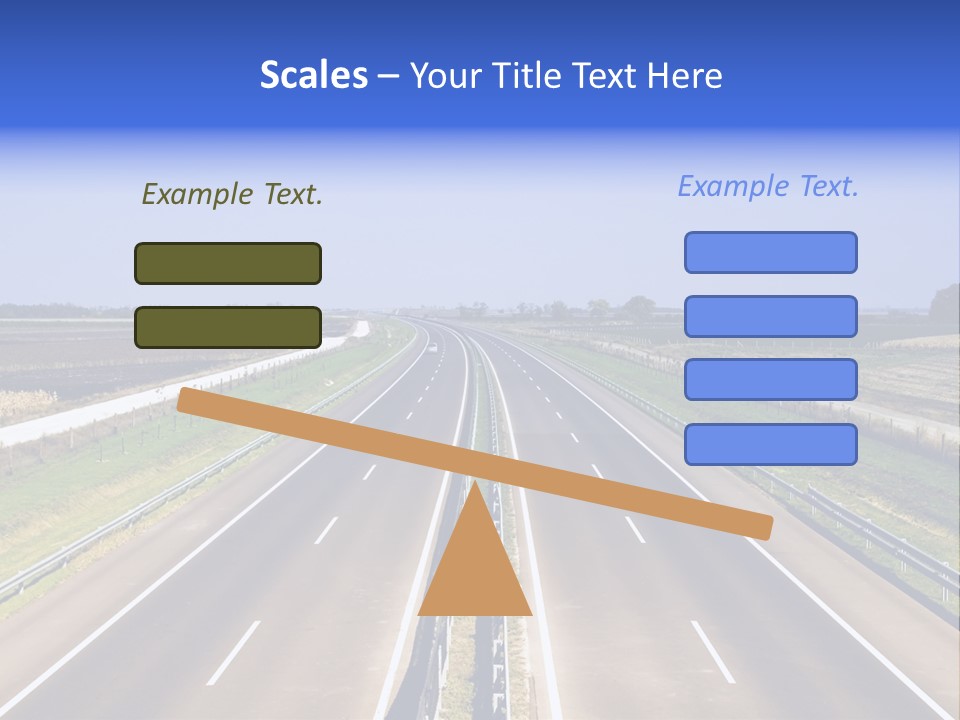 Country Blur Sunny PowerPoint Template