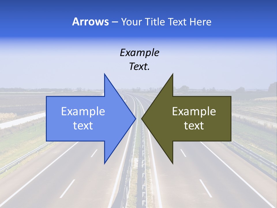 Country Blur Sunny PowerPoint Template