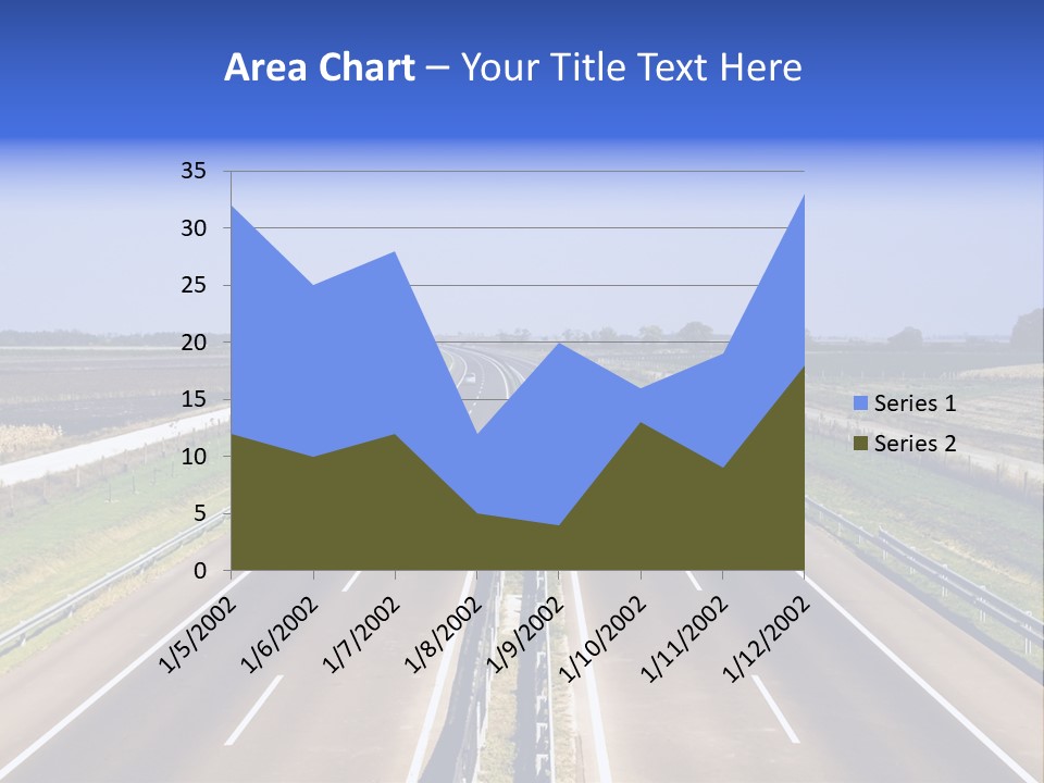 Country Blur Sunny PowerPoint Template