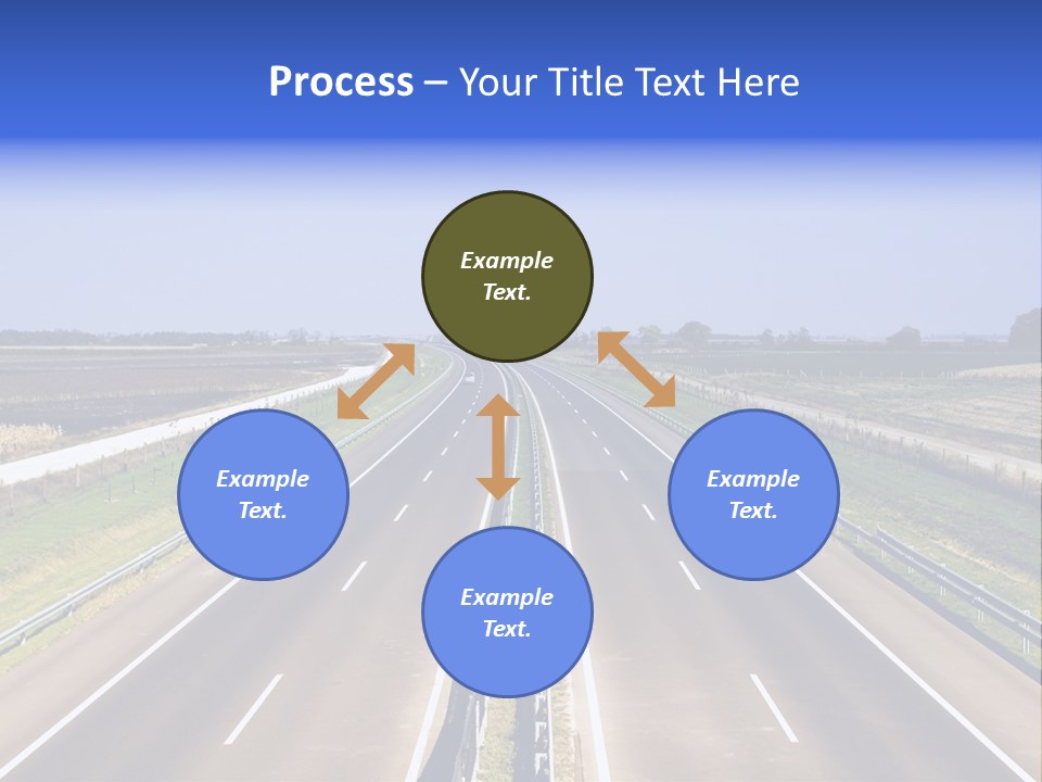 Country Blur Sunny PowerPoint Template
