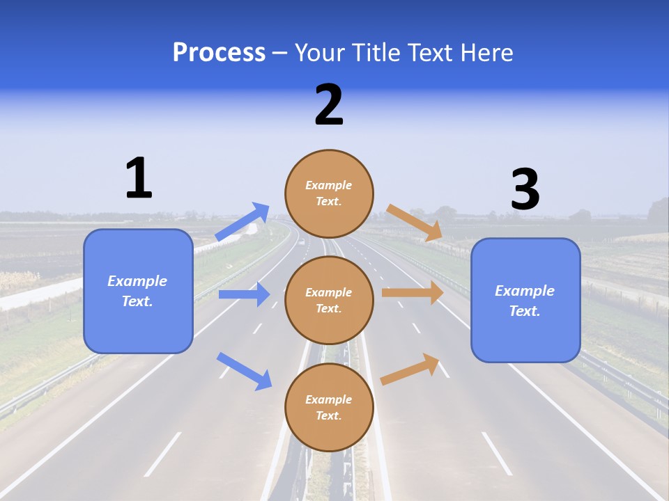 Country Blur Sunny PowerPoint Template