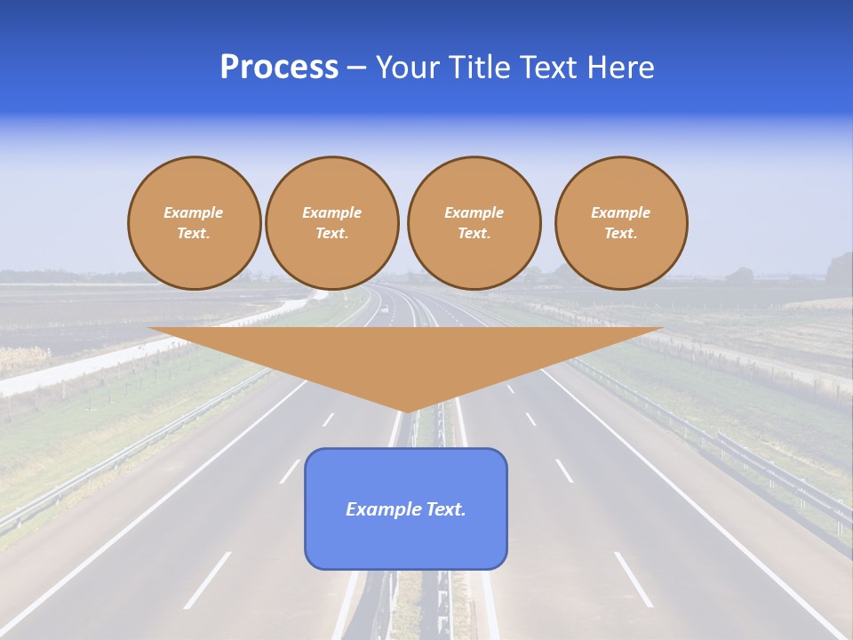 Country Blur Sunny PowerPoint Template