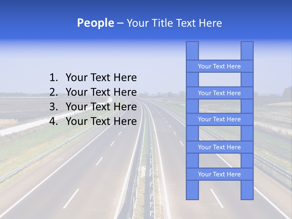 Country Blur Sunny PowerPoint Template