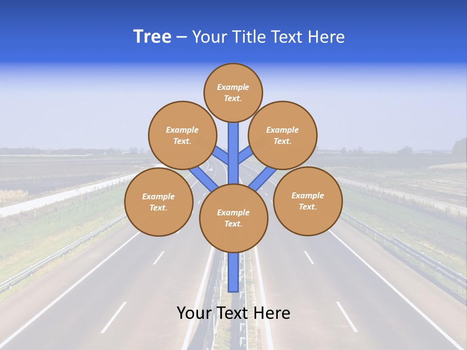 Country Blur Sunny PowerPoint Template