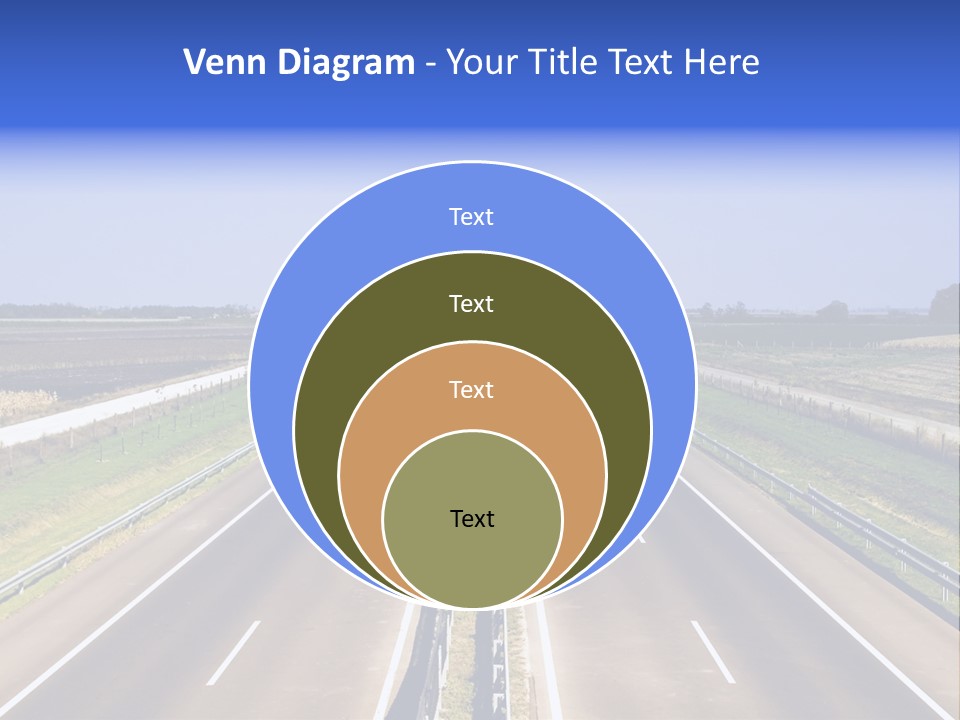 Country Blur Sunny PowerPoint Template