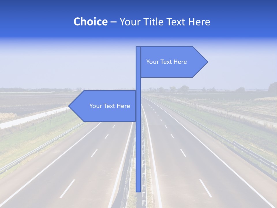 Country Blur Sunny PowerPoint Template