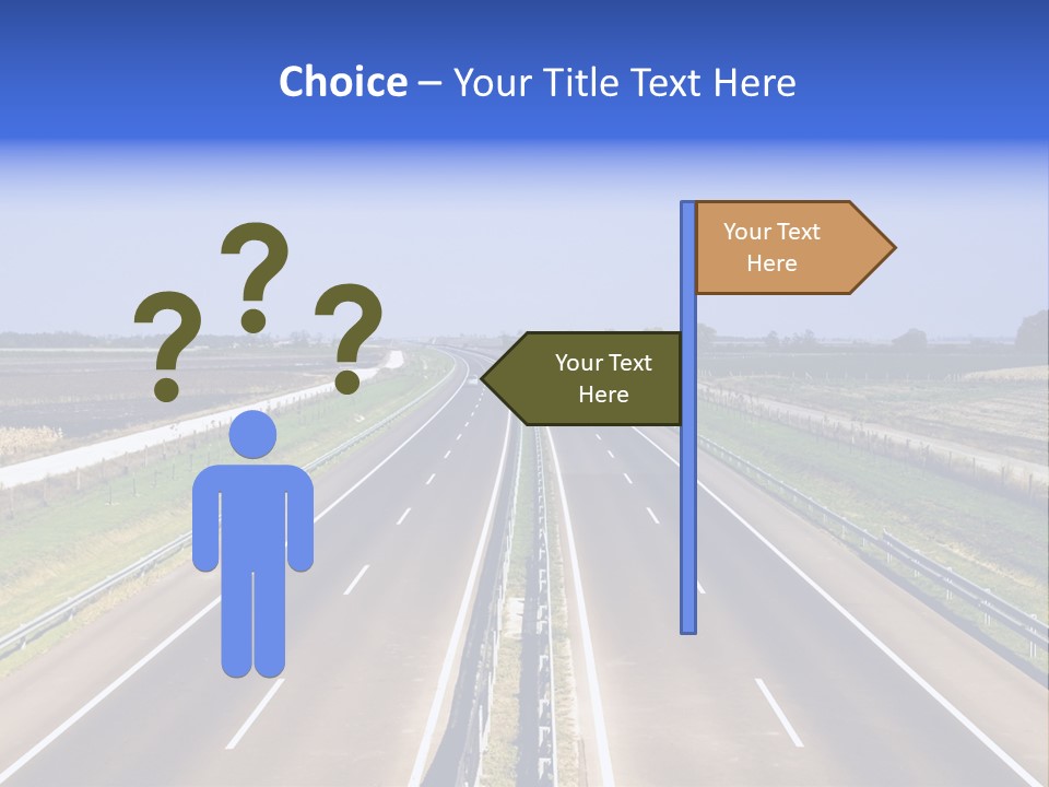 Country Blur Sunny PowerPoint Template