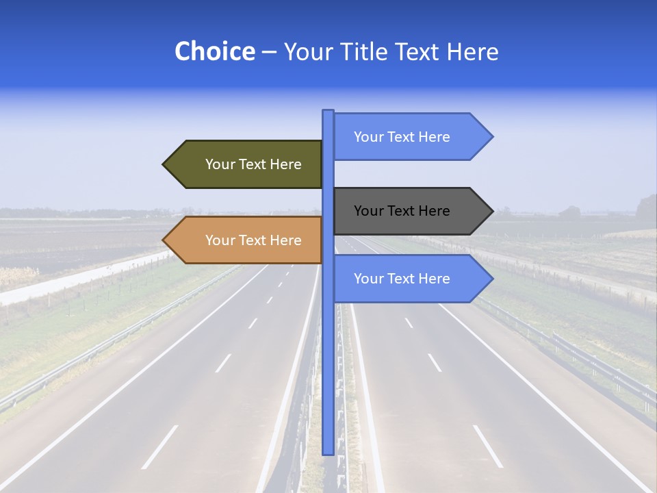 Country Blur Sunny PowerPoint Template