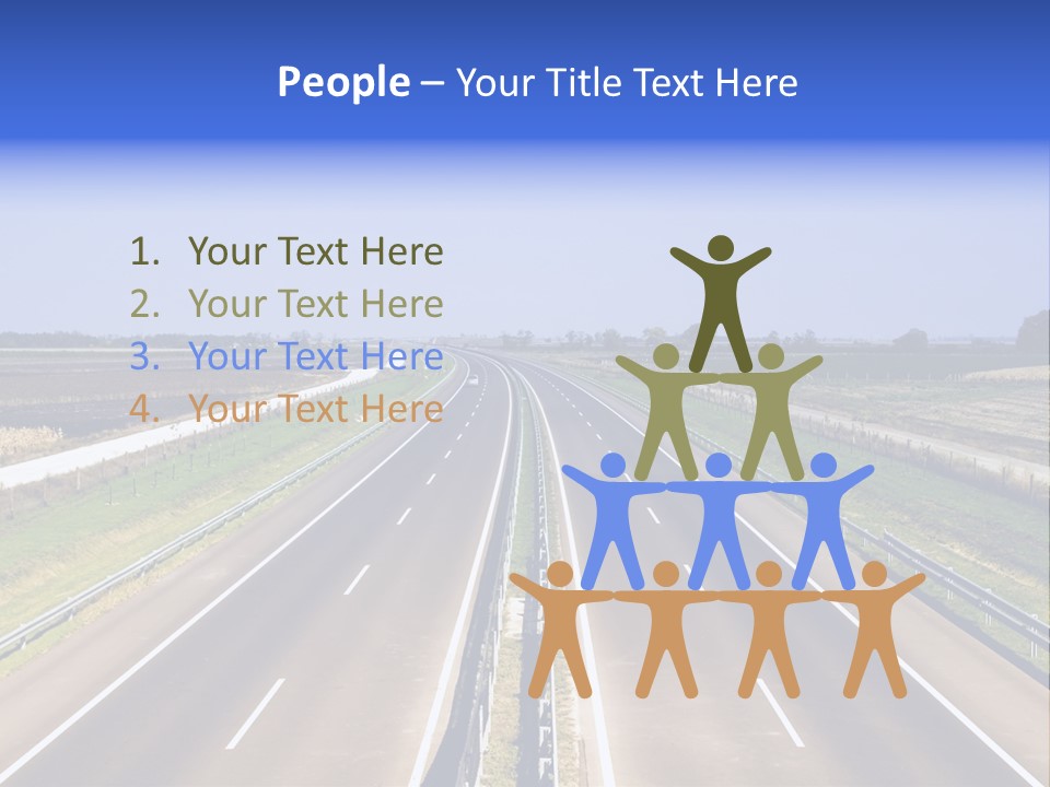 Country Blur Sunny PowerPoint Template