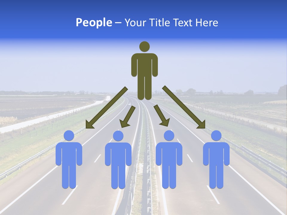 Country Blur Sunny PowerPoint Template