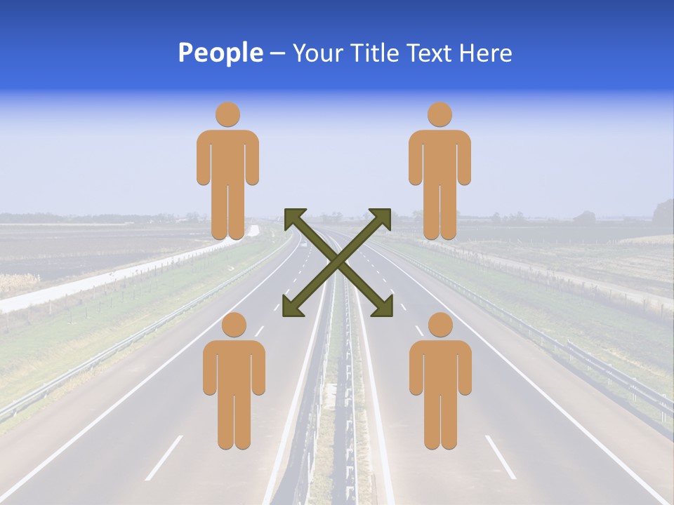 Country Blur Sunny PowerPoint Template