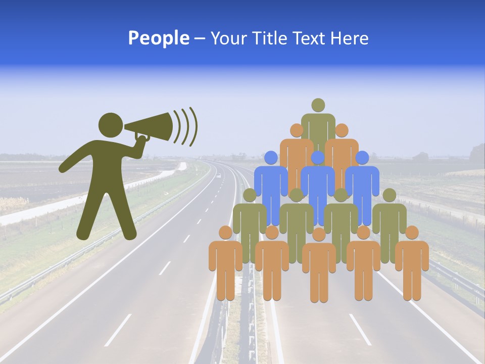 Country Blur Sunny PowerPoint Template