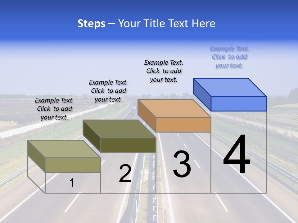 Country Blur Sunny PowerPoint Template