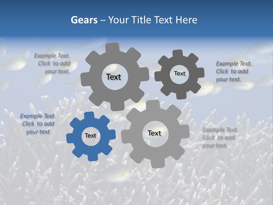 Sports Swimming Background PowerPoint Template