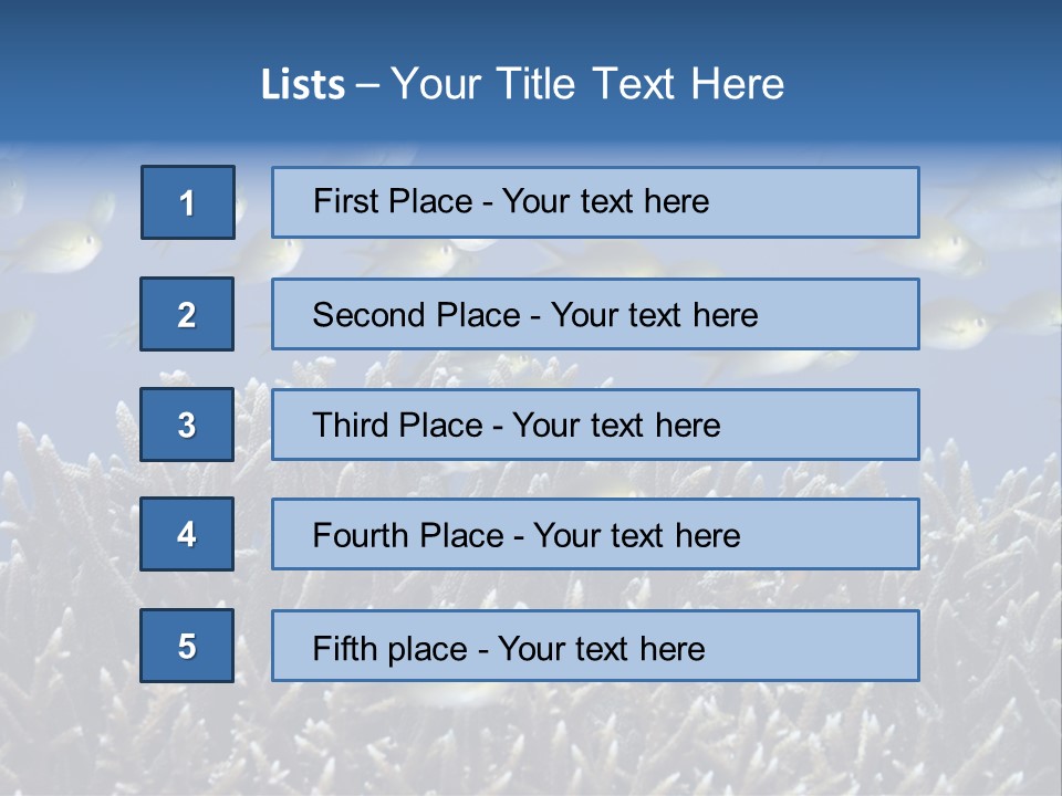 Sports Swimming Background PowerPoint Template