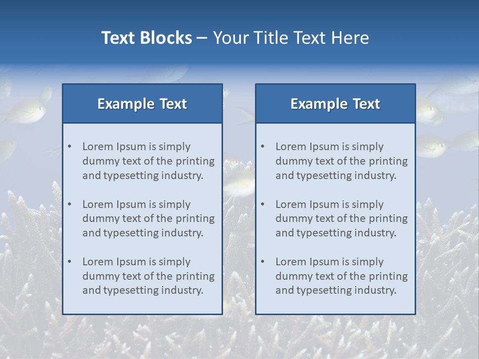 Sports Swimming Background PowerPoint Template