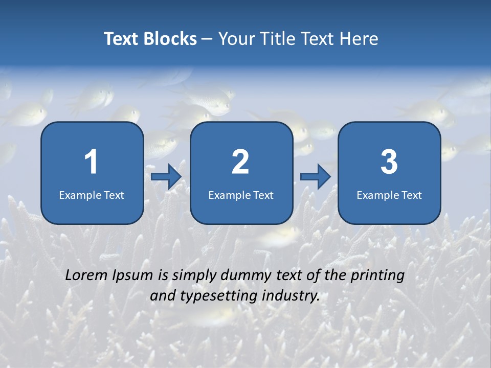 Sports Swimming Background PowerPoint Template