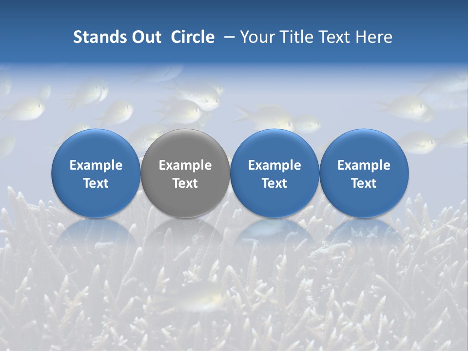 Sports Swimming Background PowerPoint Template