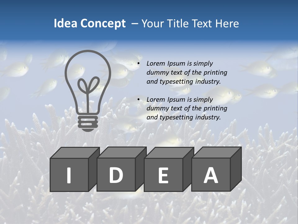 Sports Swimming Background PowerPoint Template