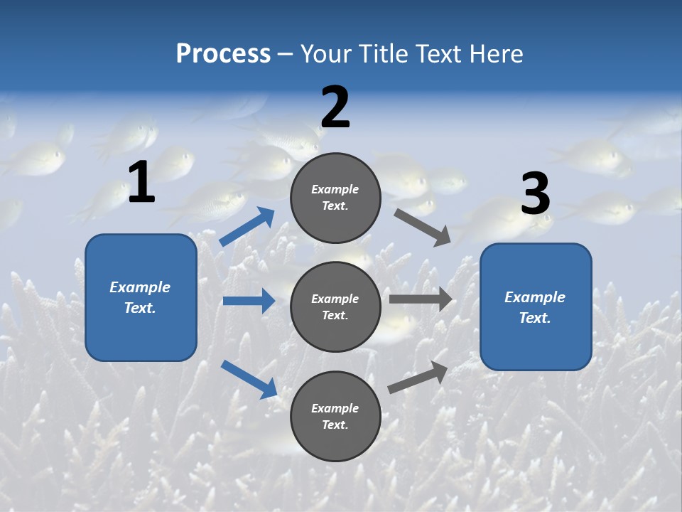 Sports Swimming Background PowerPoint Template