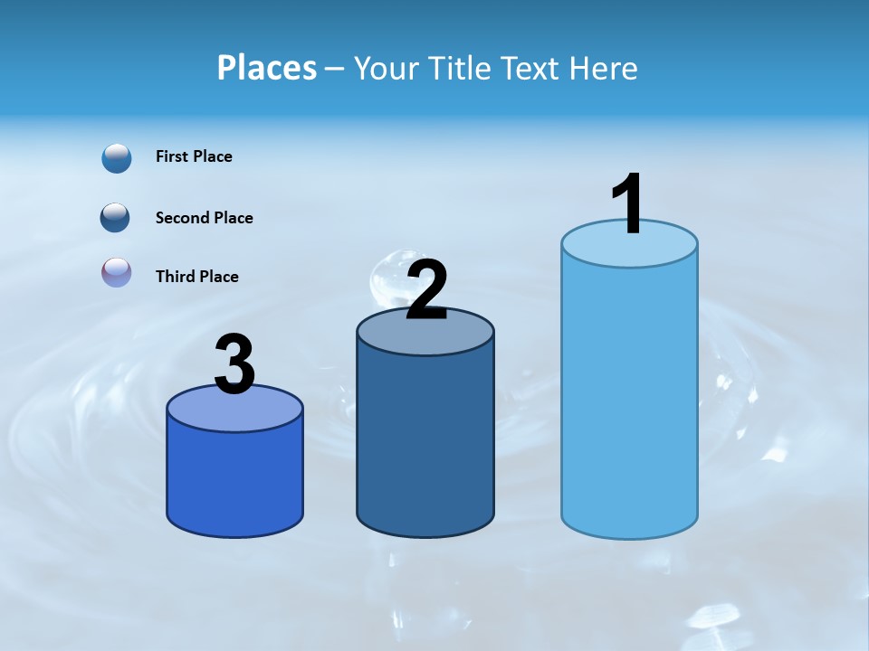 Element Aqua Wallpaper PowerPoint Template