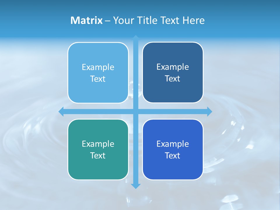 Element Aqua Wallpaper PowerPoint Template