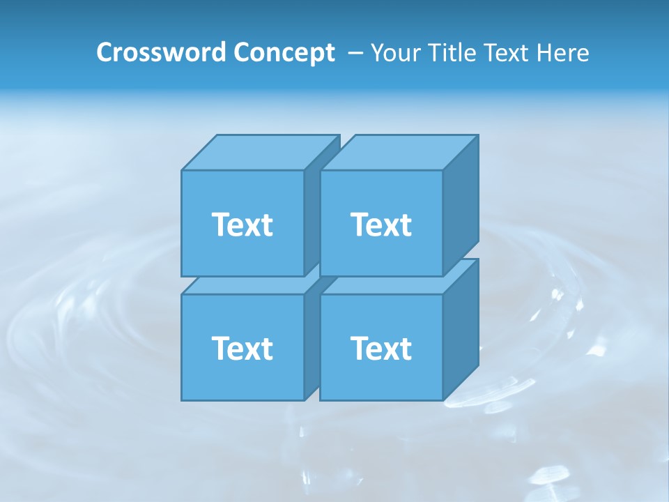 Element Aqua Wallpaper PowerPoint Template