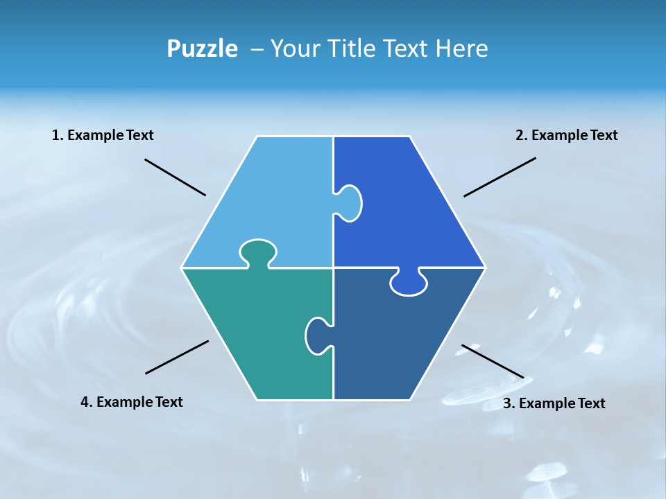 Element Aqua Wallpaper PowerPoint Template